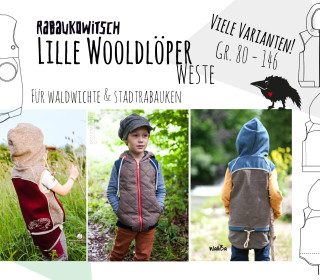 Ebook - Lille Wooldlöper Weste Gr. 80 - 146 - Rabaukowitsch